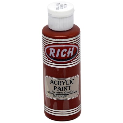 R-146 Ακρυλικό Χρώμα Κεραμιδί Κόκκινο 120ml Rich